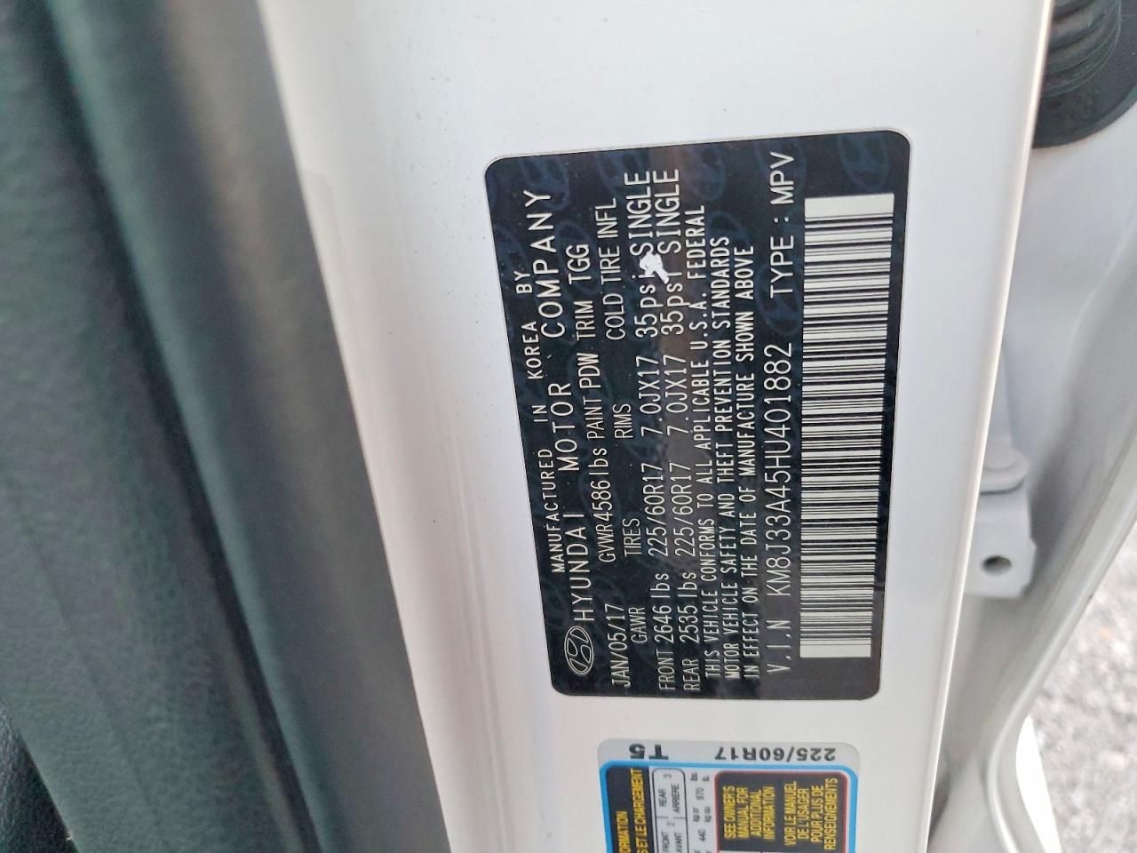 2017 Hyundai Tucson Limited