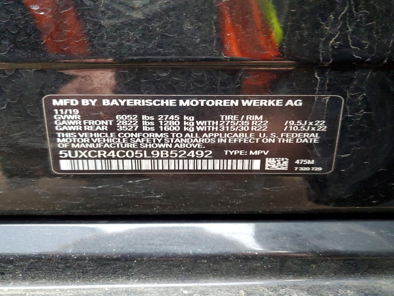 2020 BMW X5 Sdrive 40I