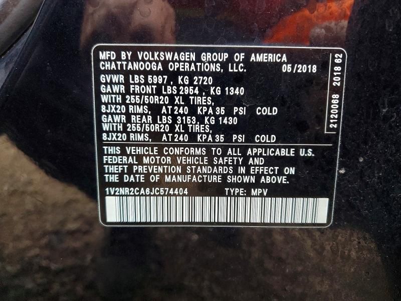 2018 Volkswagen Atlas sel Premium