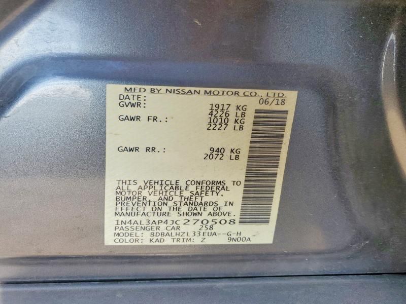 2018 Nissan Altima 2.5