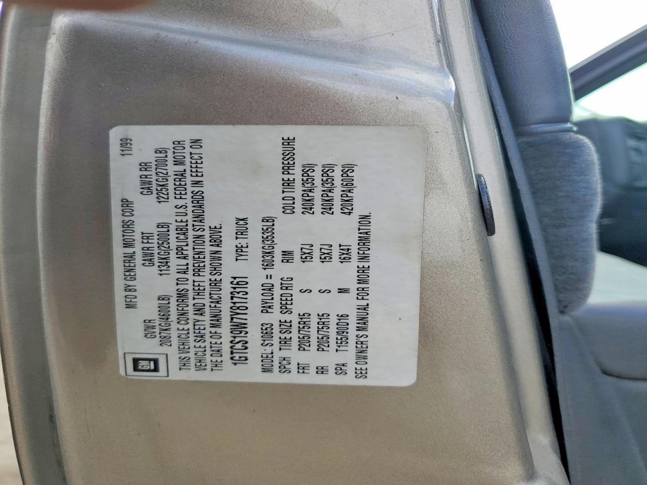 2000 GMC Sonoma
