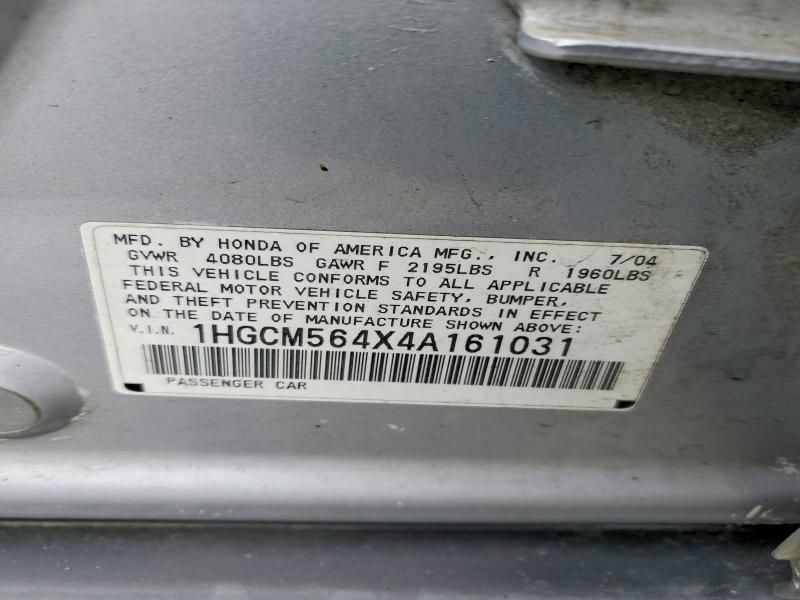 2004 Honda Accord lx