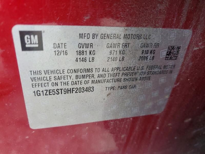 2017 Chevrolet Malibu lt