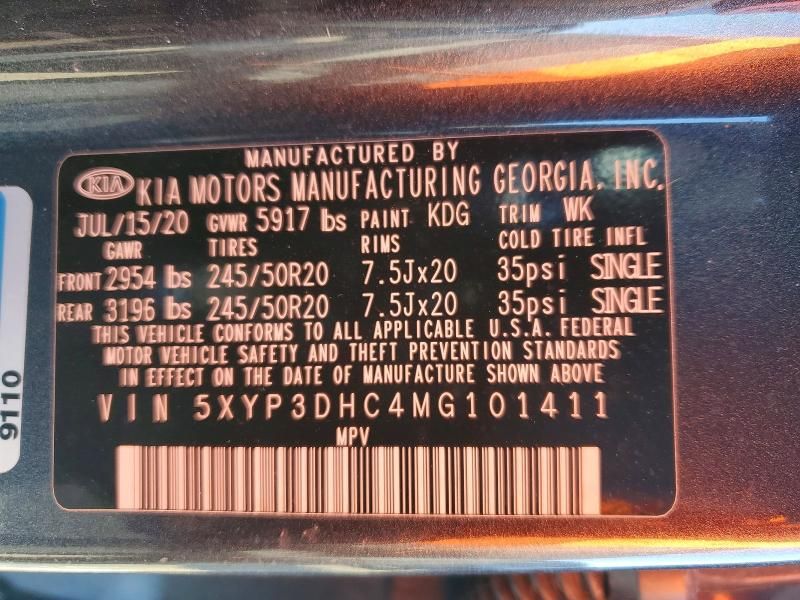 2021 KIA Telluride ex