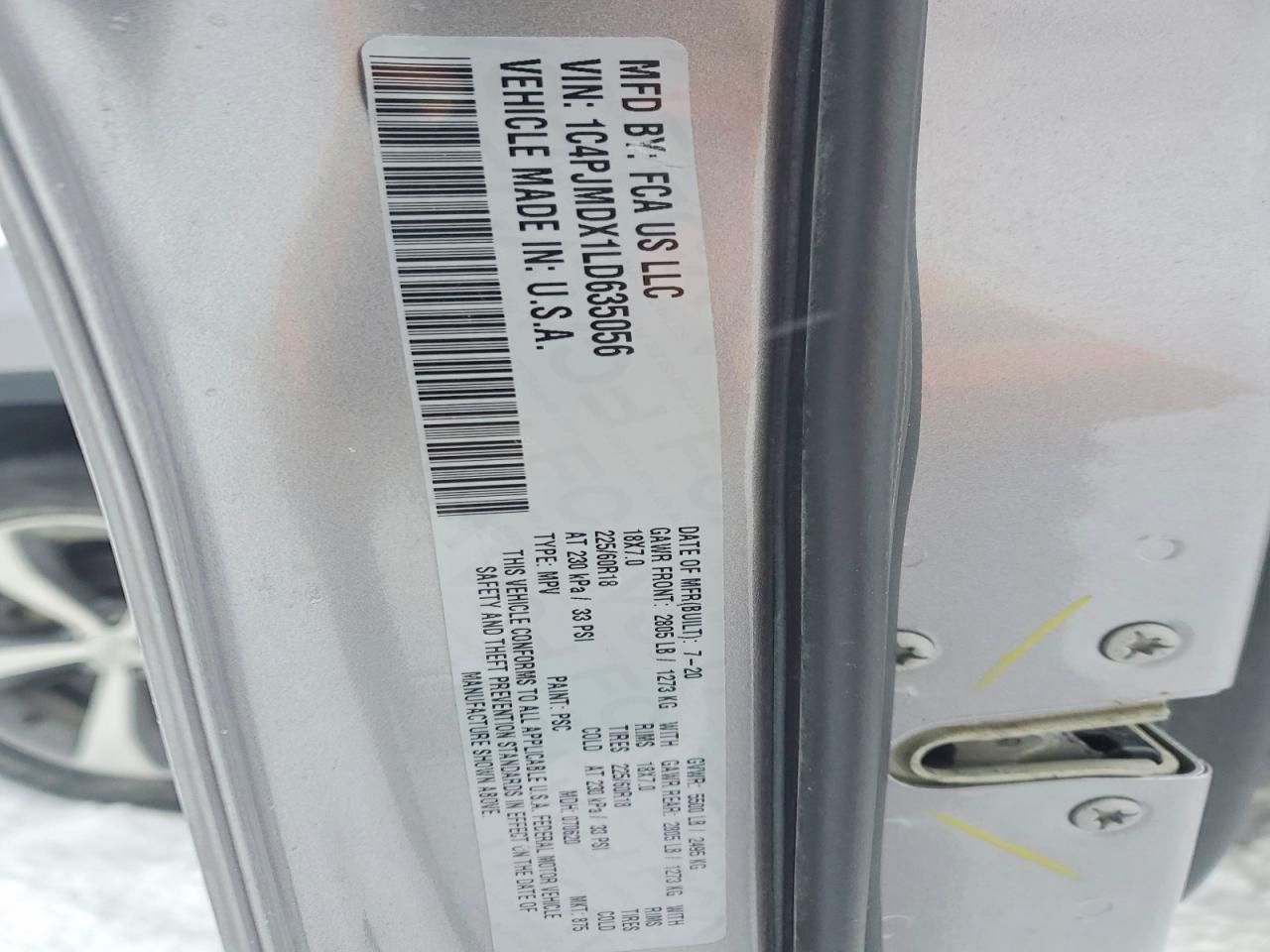 2020 Jeep Cherokee Limited