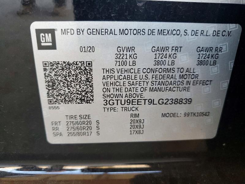 2020 GMC Sierra K1500 AT4