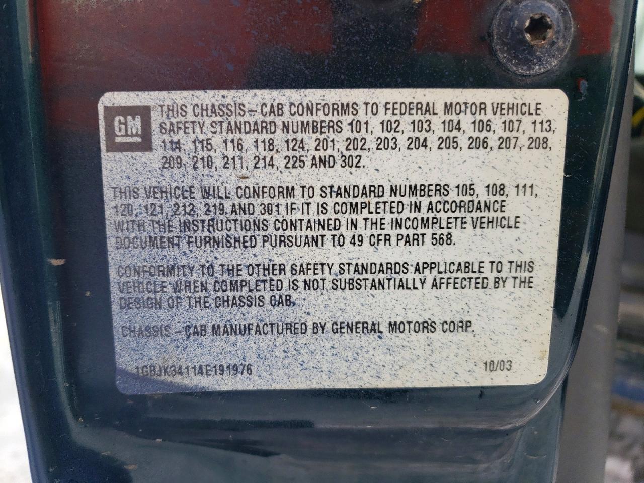 2004 Chevrolet Silverado Dump Truck