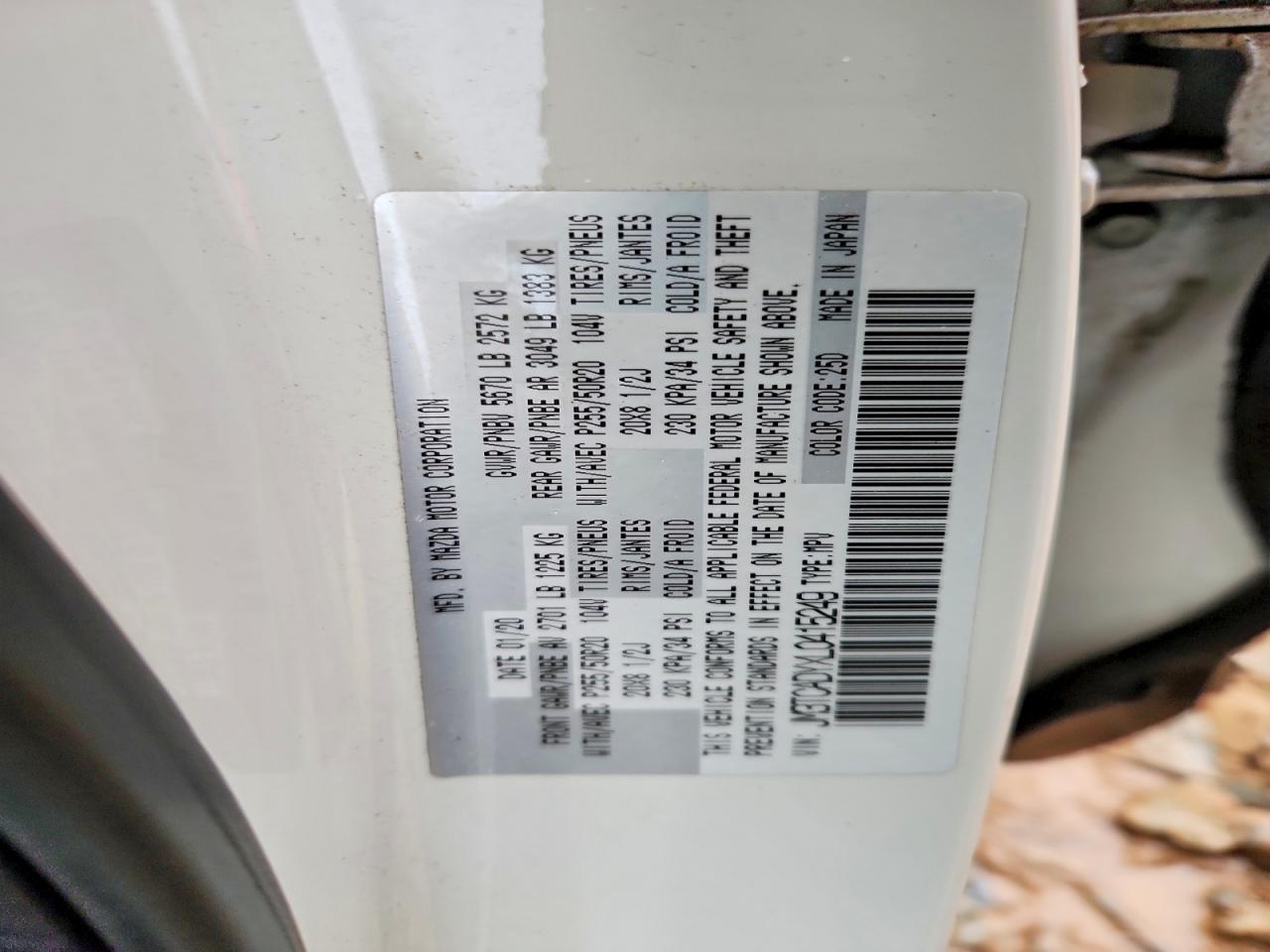 2020 Mazda Cx-9 Grand Touring