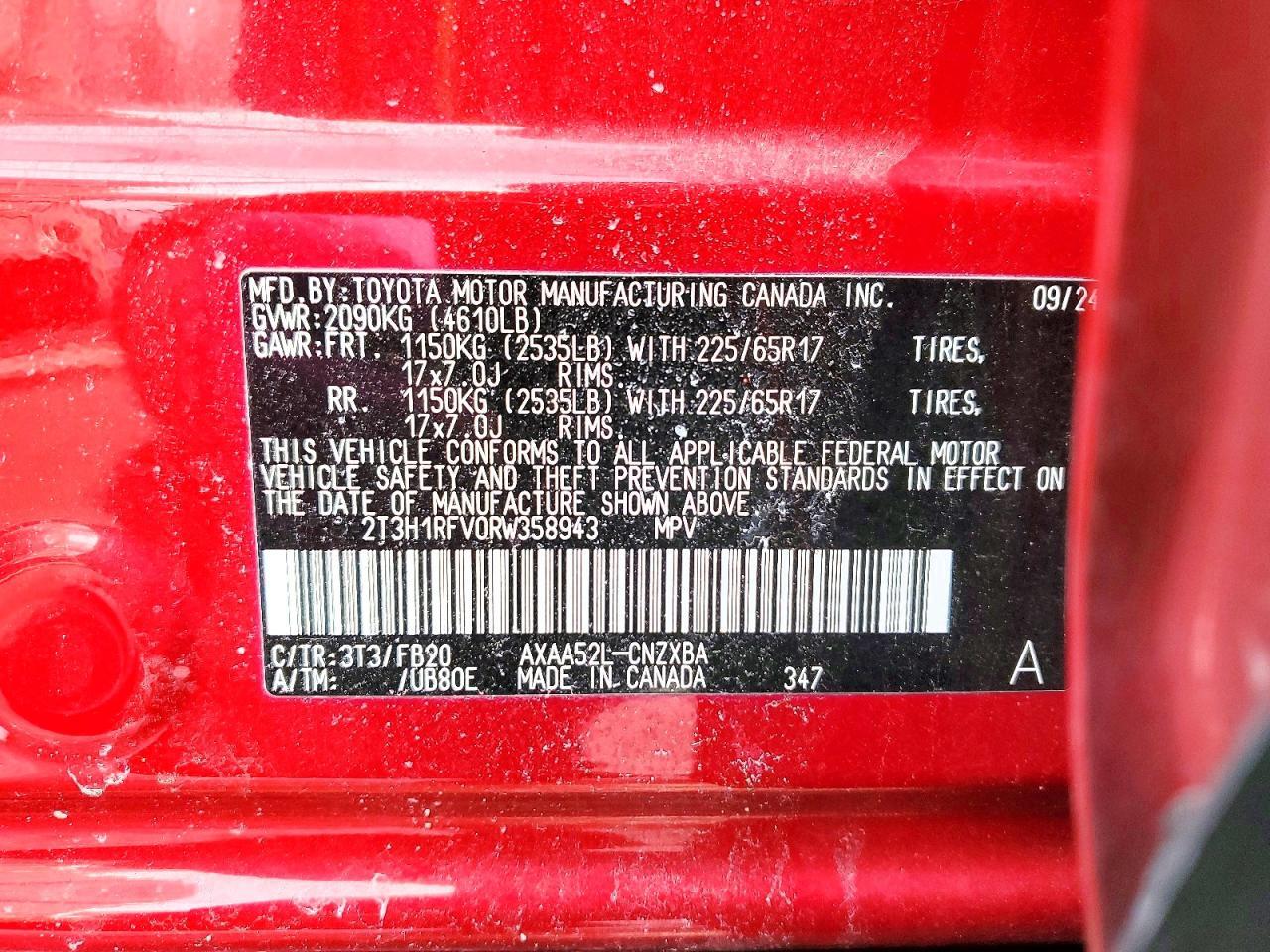 2024 Toyota Rav4 le