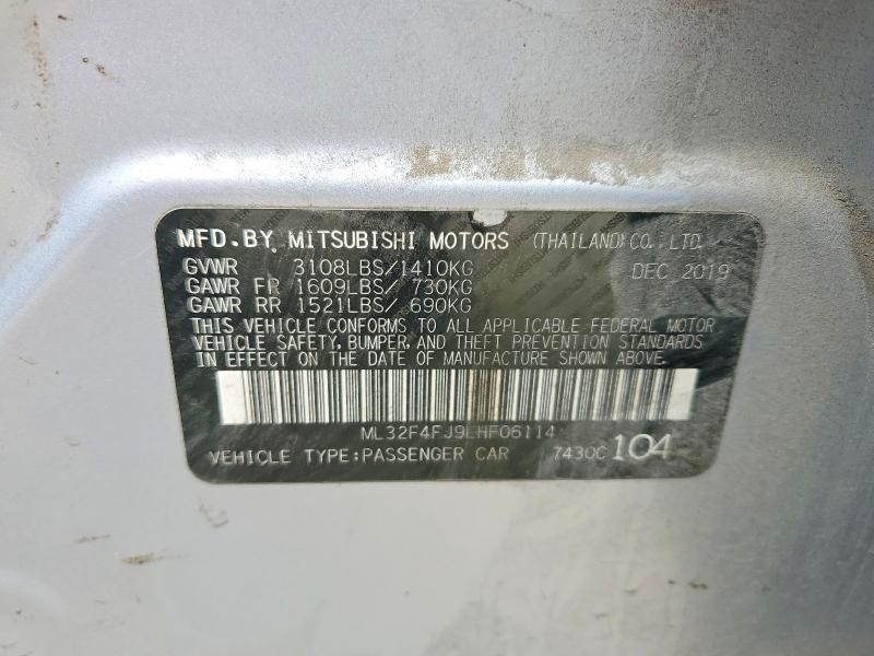 2020 Mitsubishi Mirage G4 se
