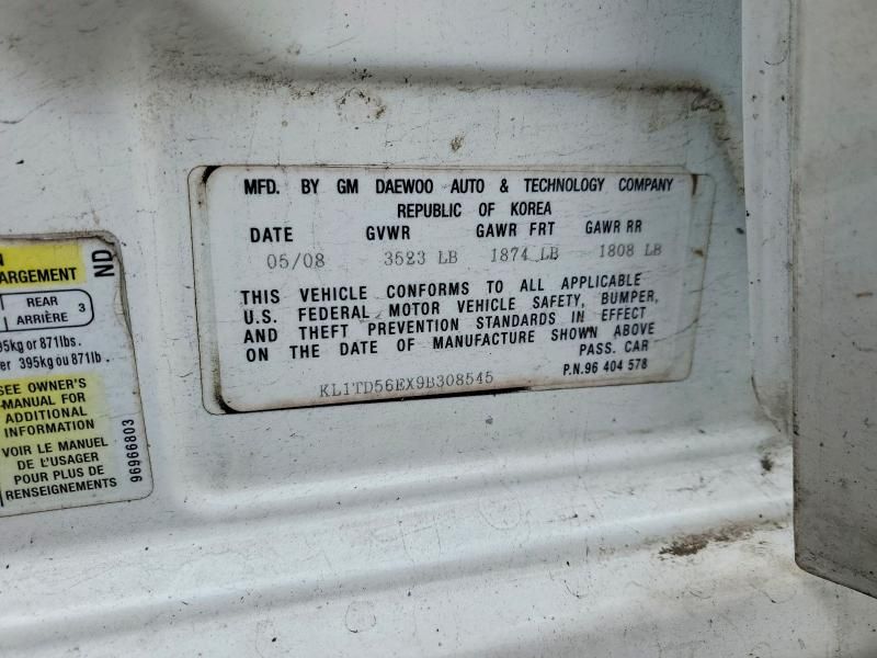 2009 Chevrolet Aveo ls