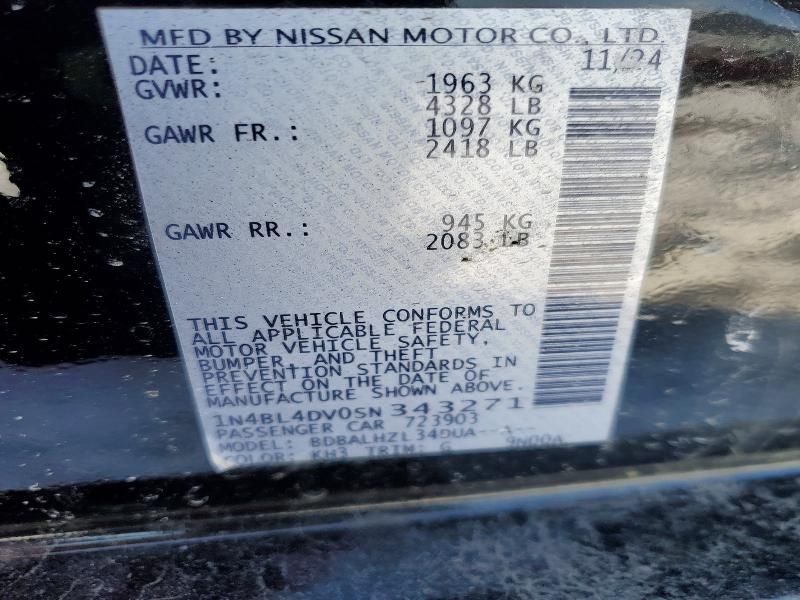 2025 Nissan Altima sv