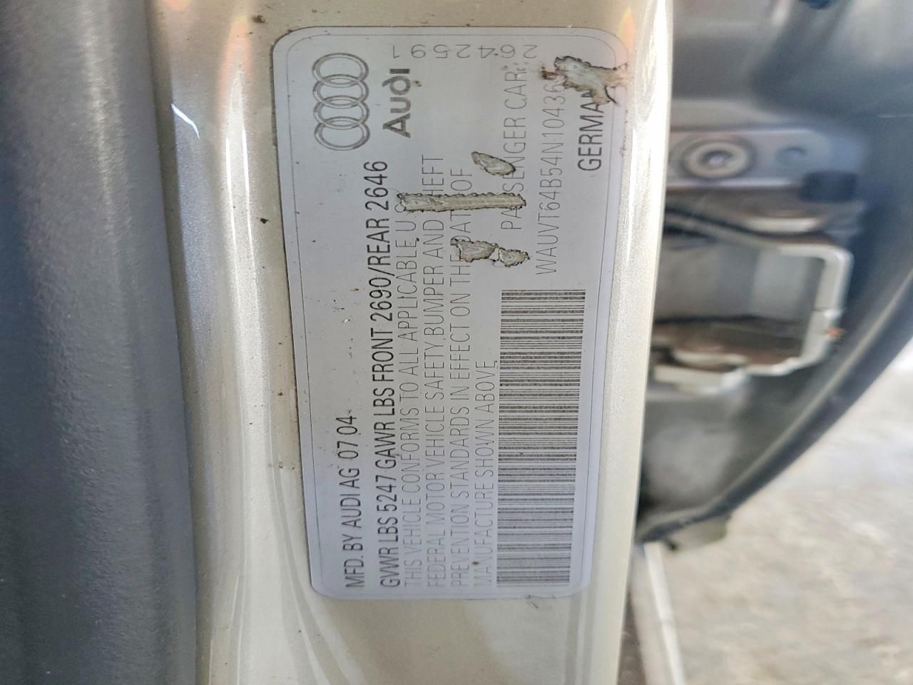 2004 Audi A6 3.0 Avant Quattro