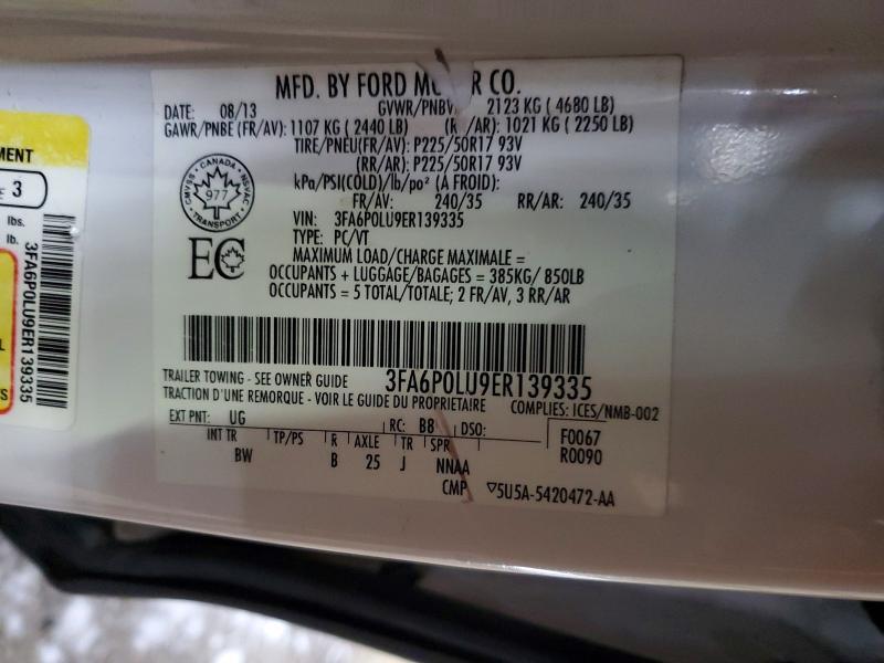 2014 Ford Fusion se Hybrid