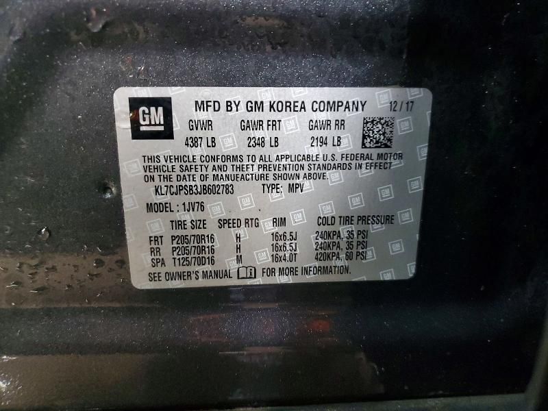 2018 Chevrolet Trax 1LT