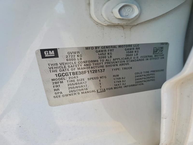 2015 Chevrolet Colorado lt