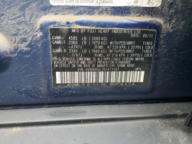 2011 Subaru Outback 2.5i Premium