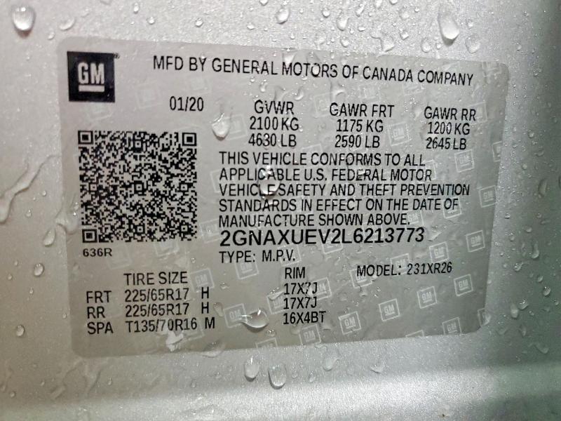 2020 Chevrolet Equinox lt