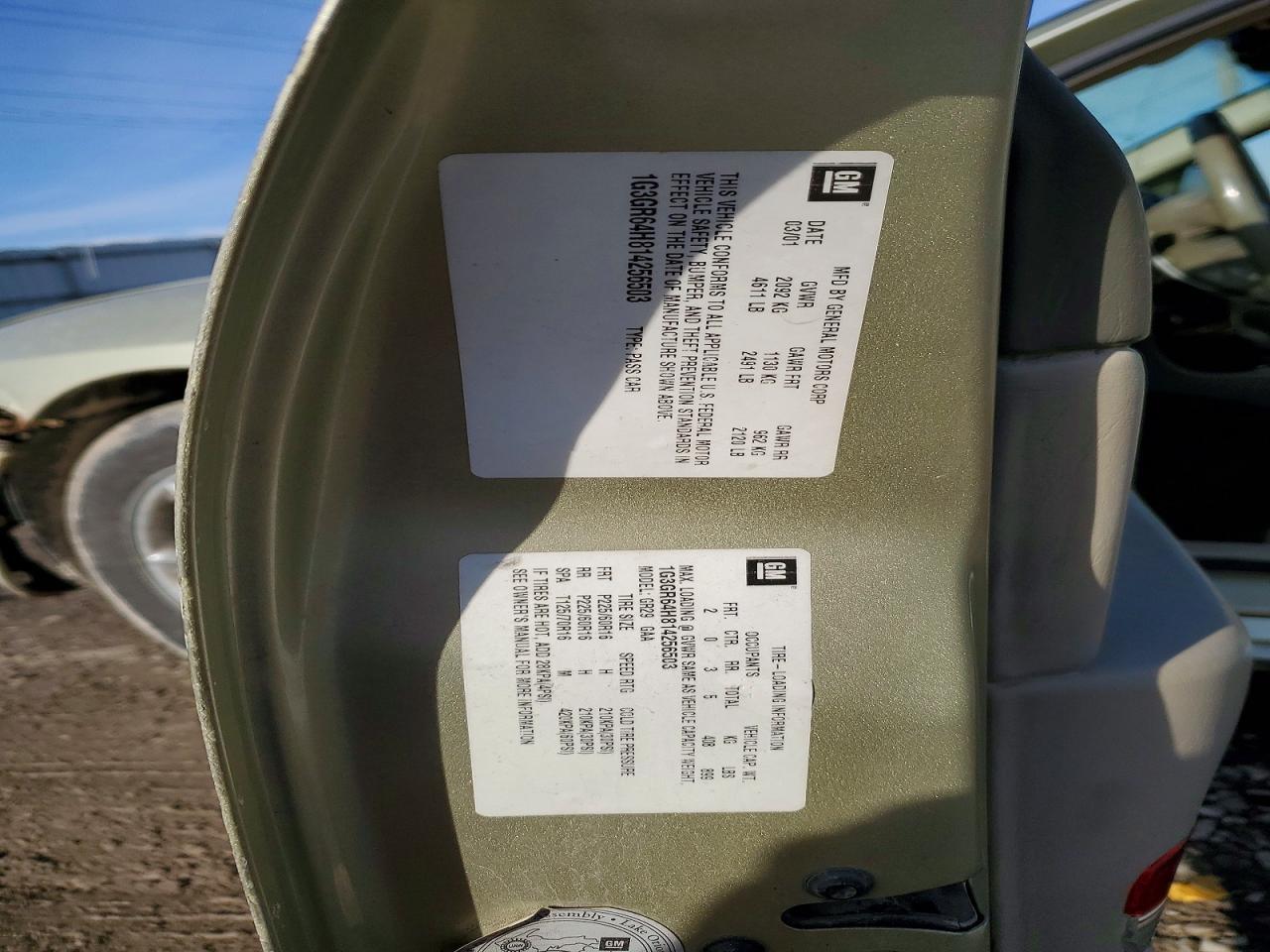 2001 Oldsmobile Aurora 4.0