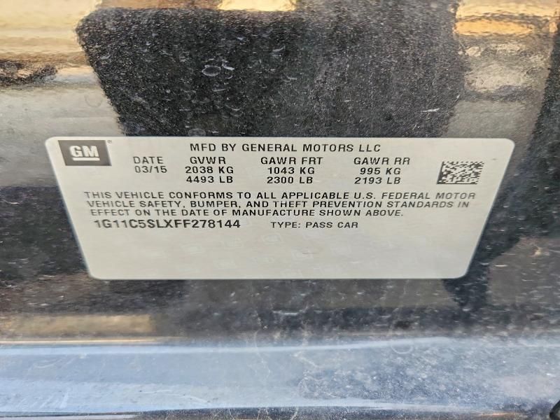 2015 Chevrolet Malibu 1LT