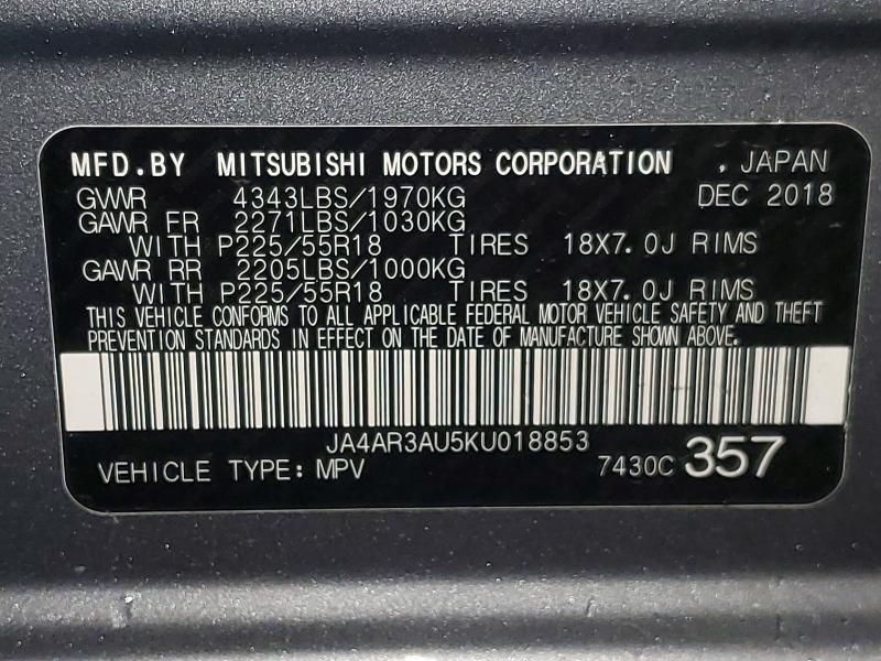 2019 Mitsubishi Outlander Sport es