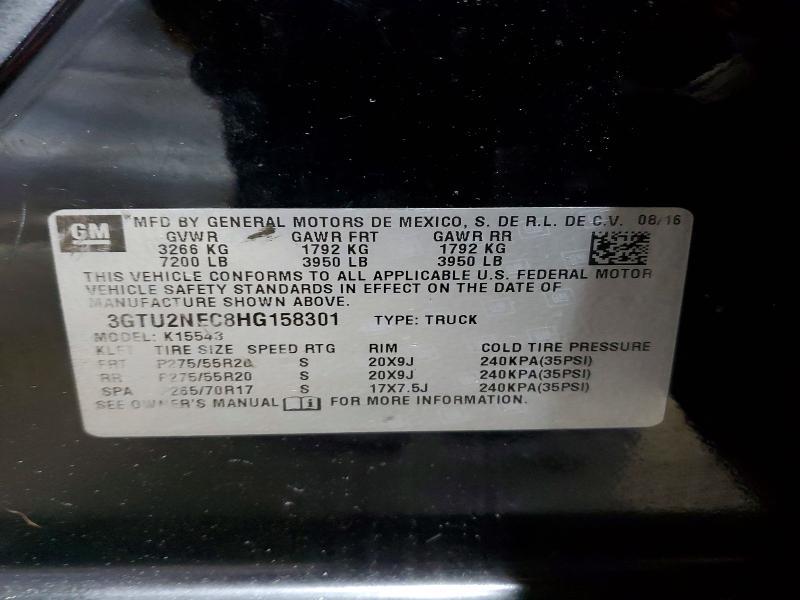 2017 GMC Sierra K1500 slt