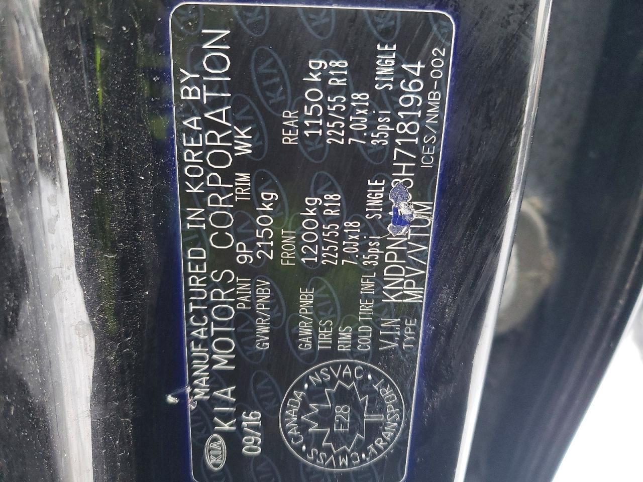 2017 KIA Sportage ex