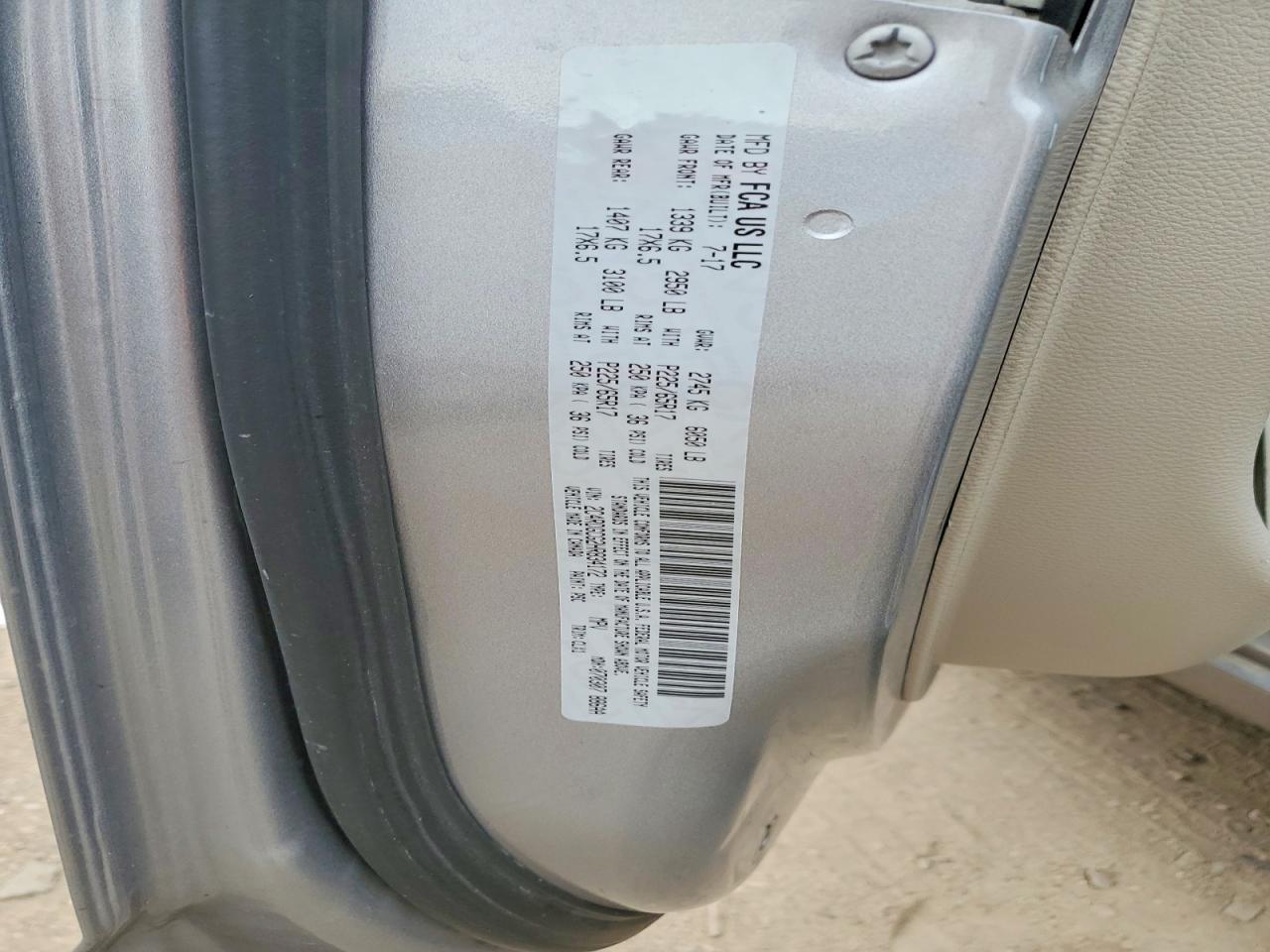 2017 Dodge Grand Caravan sxt