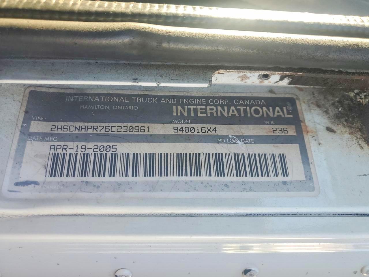 2006 International 9400I Semi Truck
