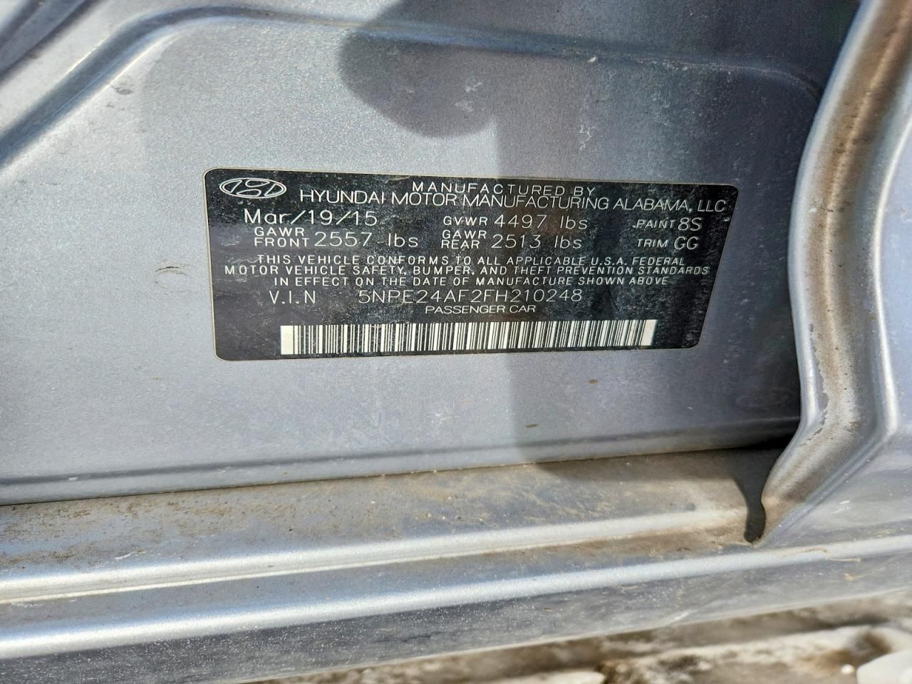 2015 Hyundai Sonata se