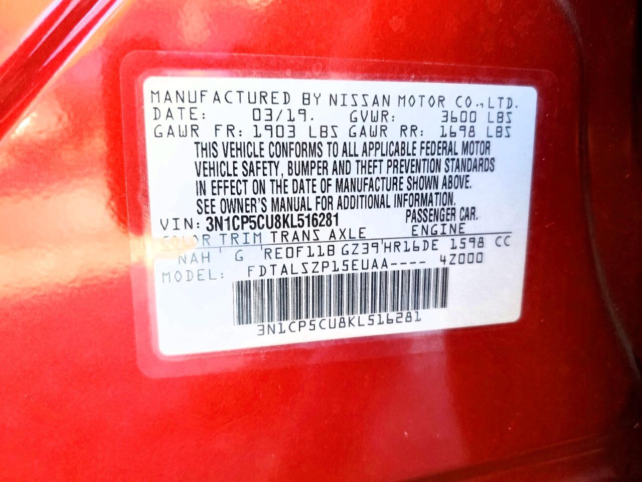 2019 Nissan Kicks