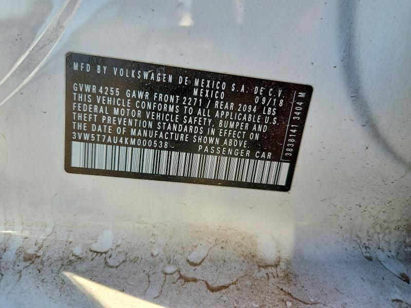 2019 Volkswagen Gti s