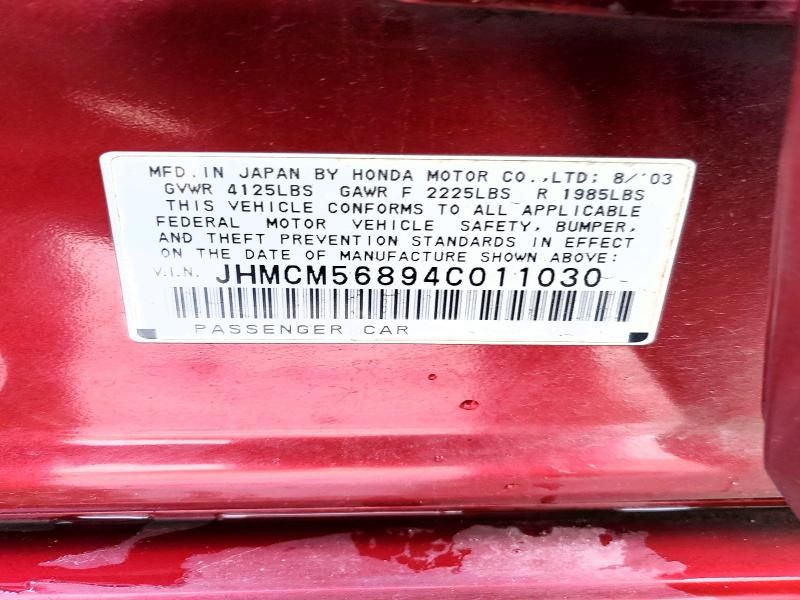 2004 Honda Accord ex