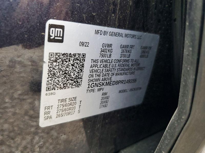 2023 Chevrolet Tahoe K1500 ls