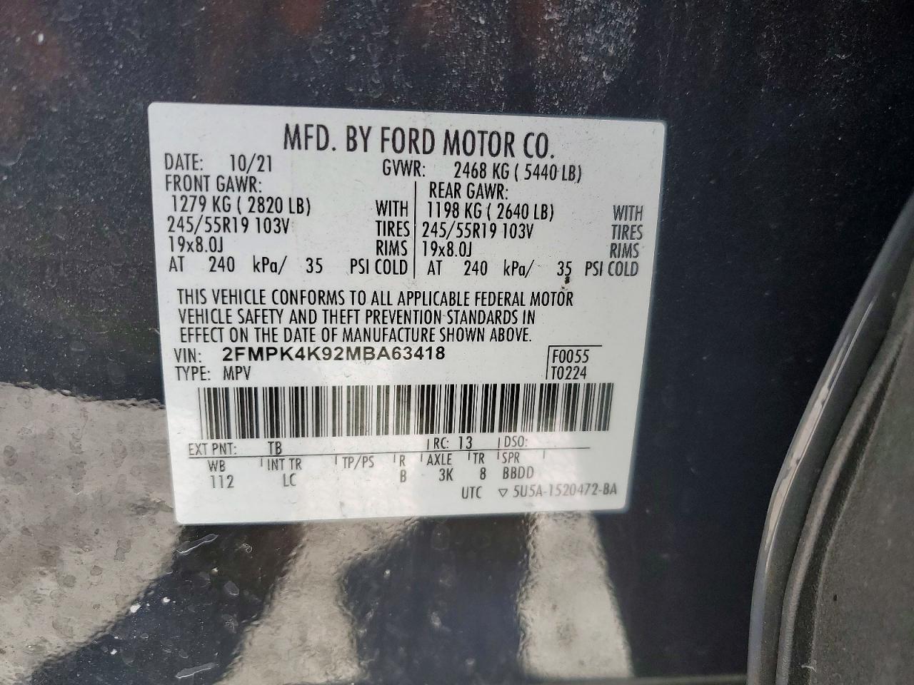 2021 Ford Edge Titanium