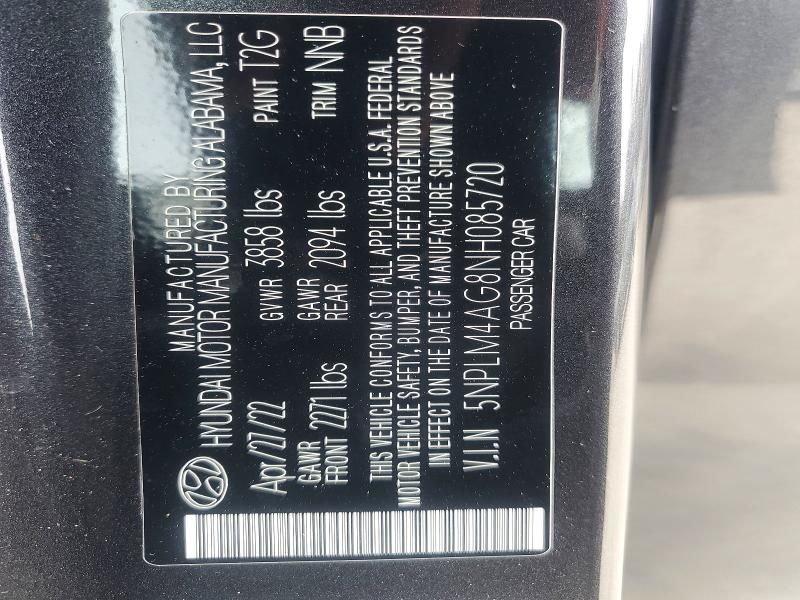 2022 Hyundai Elantra sel