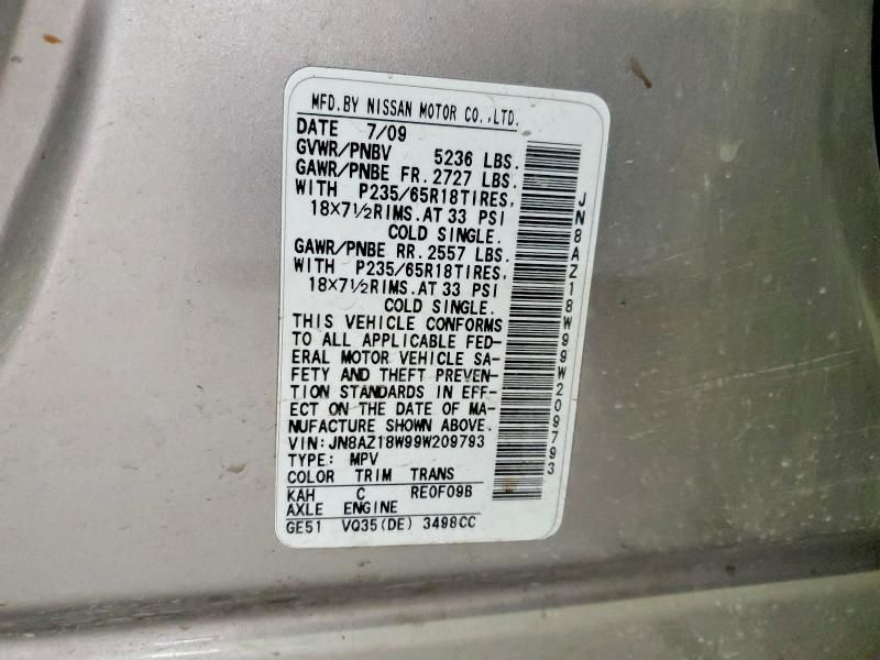 2009 Nissan Murano s