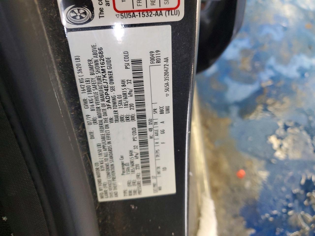 2019 Ford Fiesta se