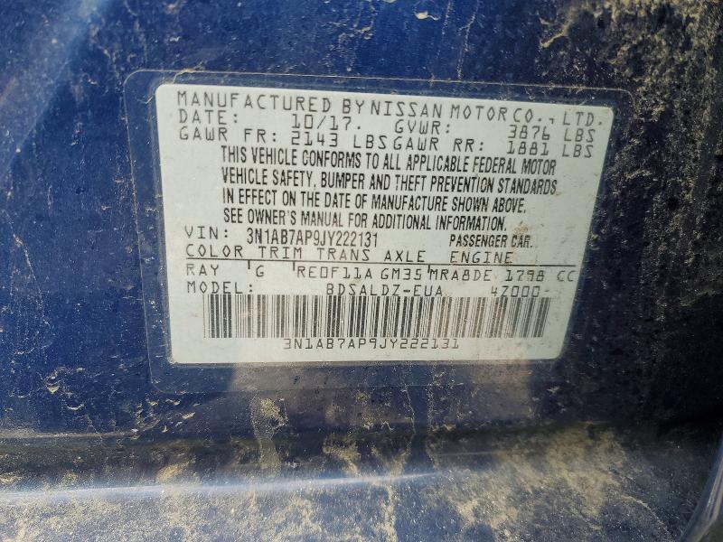 2018 Nissan Sentra s