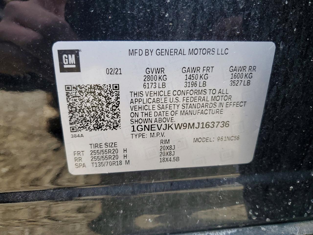 2021 Chevrolet Traverse rs
