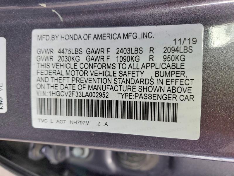 2020 Honda Accord Sport