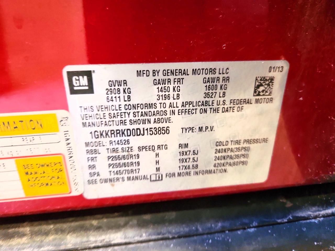 2013 GMC Acadia Slt-1