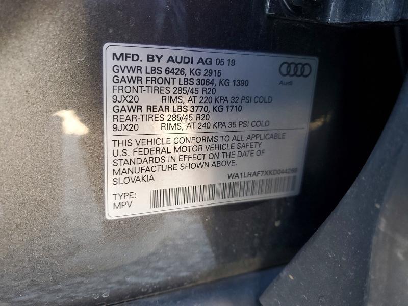 2019 Audi Q7 Premium Plus