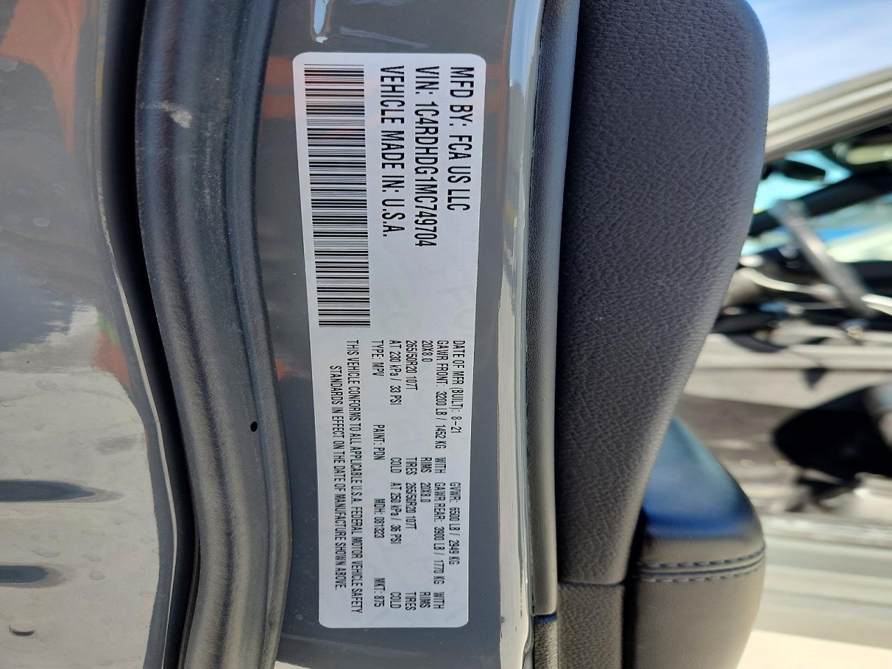 2021 Dodge Durango gt