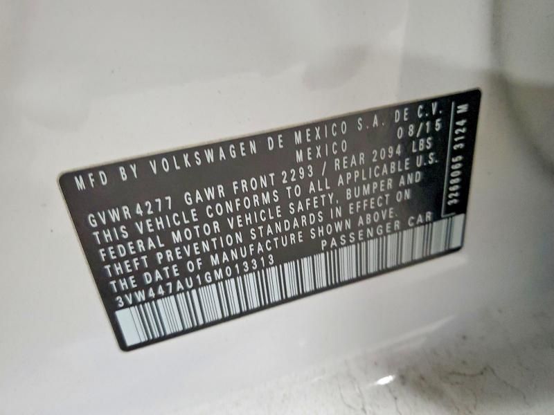 2016 Volkswagen Gti S/se