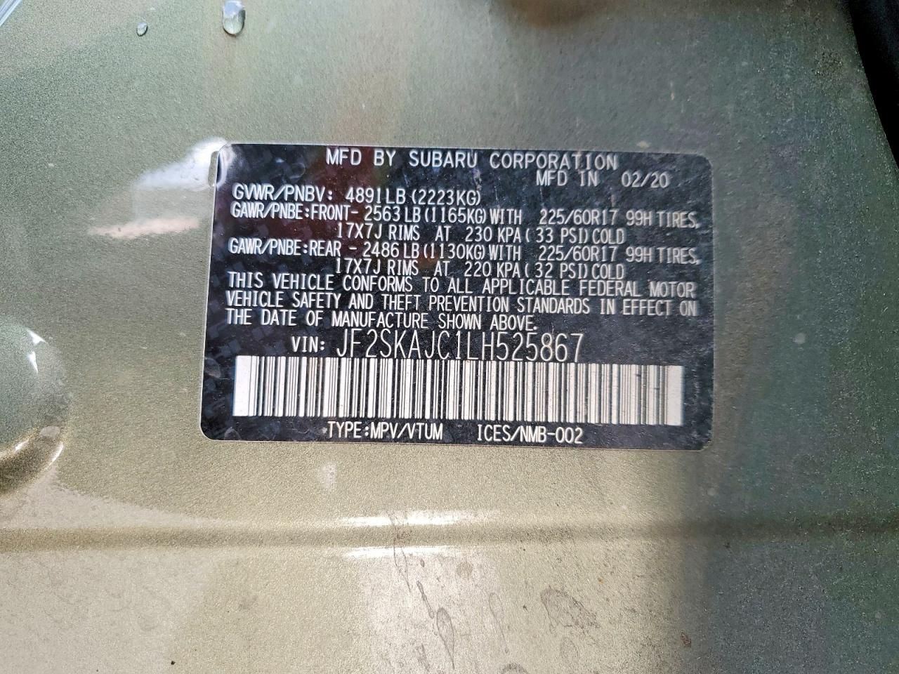 2020 Subaru Forester Premium