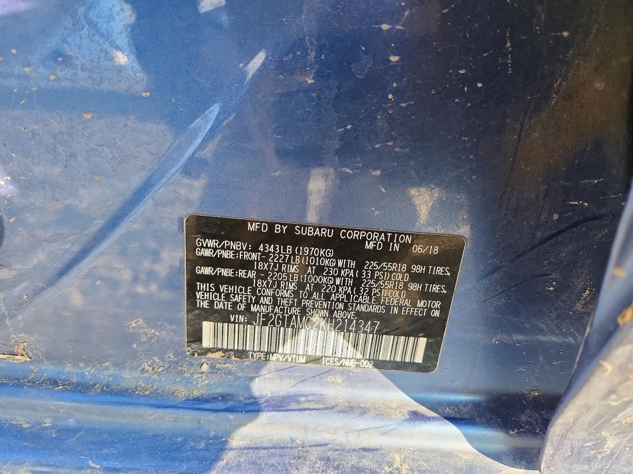 2019 Subaru Crosstrek Limited