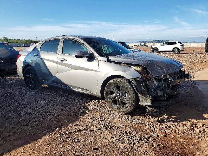 2023 Hyundai Elantra Blue