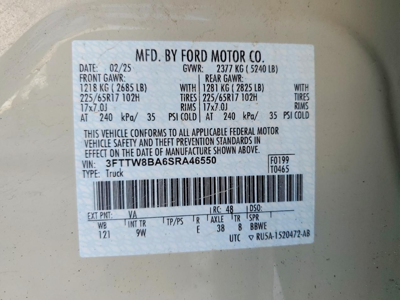 2025 Ford Maverick xl