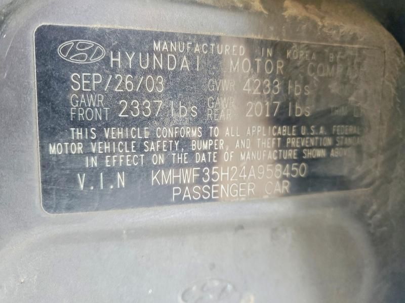 2004 Hyundai Sonata gls